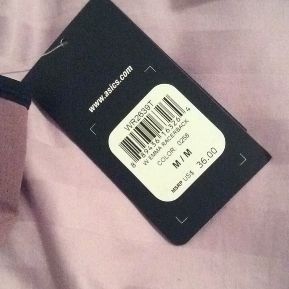 NWT ASICS workout tank size M - Picture 3 of 4